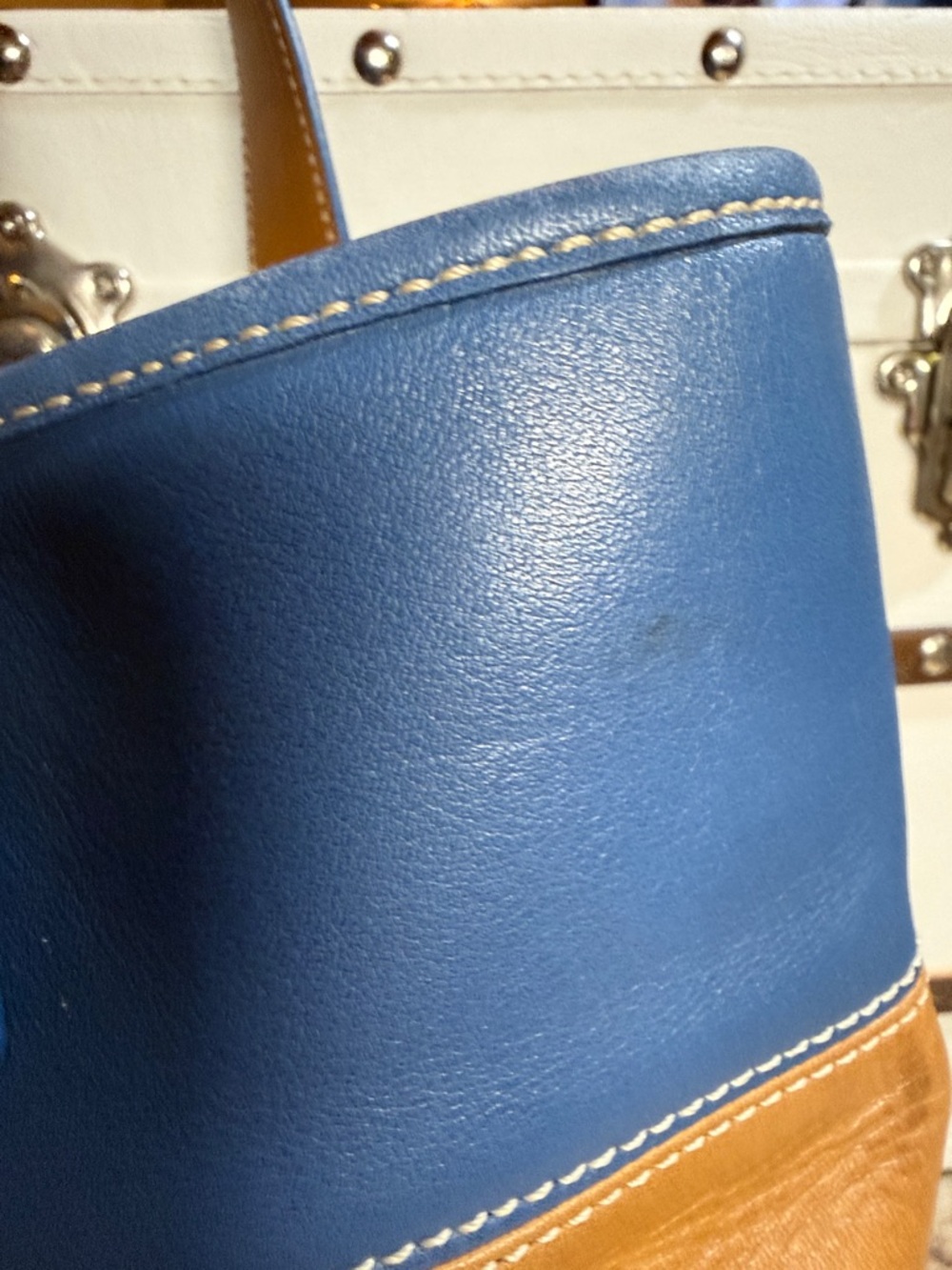 Coach vintage Rugby Stripe Tote (style #9348) - Picture 5 of 12